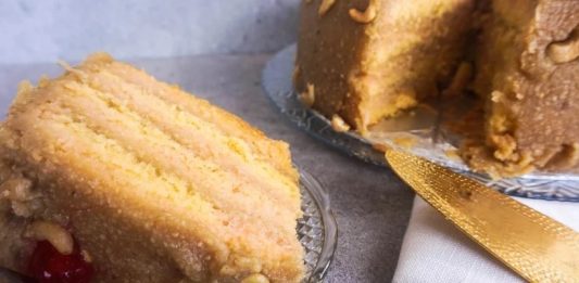 Traditionele taart: Bolo di Cashupete (vegan) Bolo di Cashupete