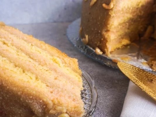 Traditionele taart: Bolo di Cashupete (vegan) Bolo di Cashupete
