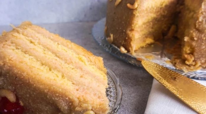 Traditionele taart: Bolo di Cashupete (vegan) Bolo di Cashupete